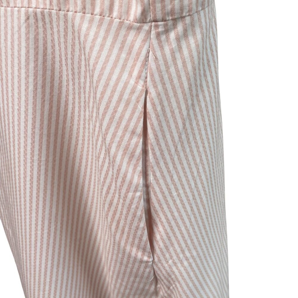 Ann Taylor Factory Womans Dress Stripe Pink White Sleeveless Plus Size 16 c - Picture 6 of 11